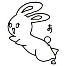 Bunny graffiti sticker #9887178