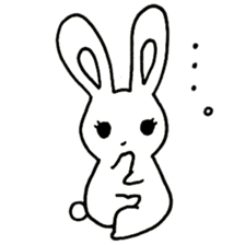Bunny graffiti sticker #9887184