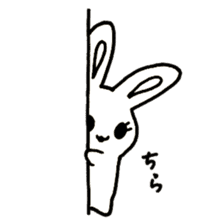 Bunny graffiti sticker #9887187