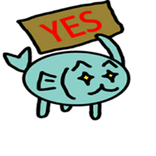 Cat fish sticker #9887247