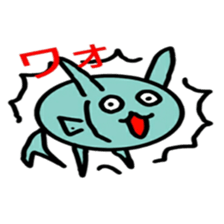 Cat fish sticker #9887255