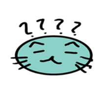 Cat fish sticker #9887269