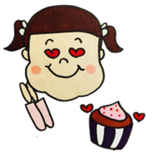 I'm HANAKO.Nice to meet you. sticker #9887329