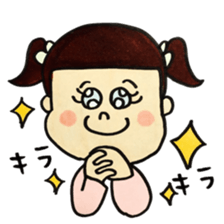 I'm HANAKO.Nice to meet you. sticker #9887332