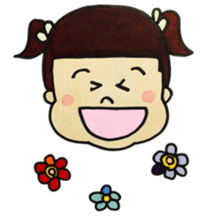 I'm HANAKO.Nice to meet you. sticker #9887336