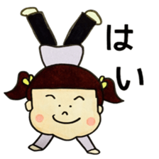 I'm HANAKO.Nice to meet you. sticker #9887341