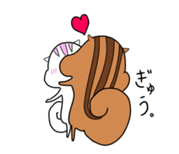 Plump squirrel sticker #9887449