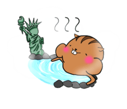 Plump squirrel sticker #9887452