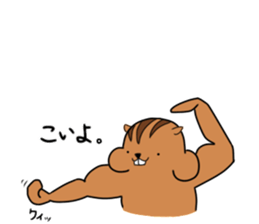 Plump squirrel sticker #9887467