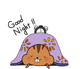 Plump squirrel sticker #9887479