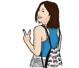 Girls at Taipei Metro Stations sticker #9888049