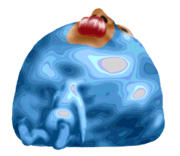 Such guy (whole body tights version) sticker #9888131