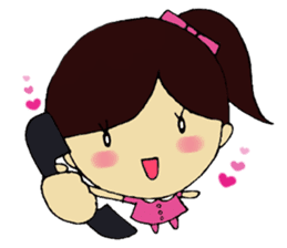 Yuki-chan is in love 2 sticker #9888218