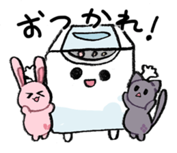 Washing machine and animals sticker #9888516