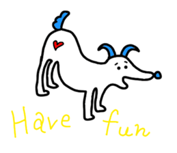 LOVE TO TALK!!EMOTIONAL ANIMALS sticker #9888644