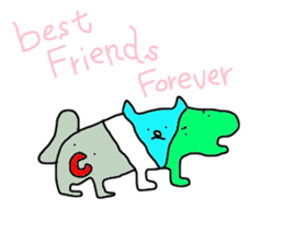 LOVE TO TALK!!EMOTIONAL ANIMALS sticker #9888678