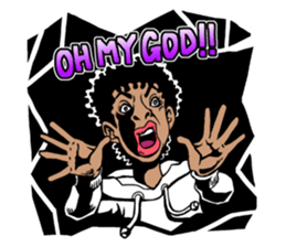 American comic-style stickers sticker #9889027