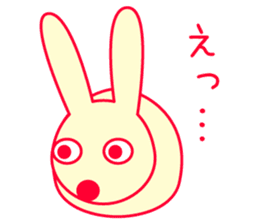 But is the rabbit. sticker #9889217