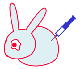 But is the rabbit. sticker #9889238