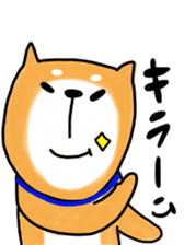 Japanese dog Shiba by Ohanamatope sticker #9889895