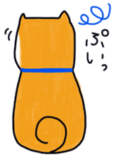 Japanese dog Shiba by Ohanamatope sticker #9889901