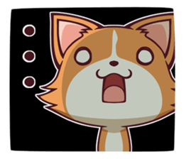 Cute and lovely Corgi sticker #9889925