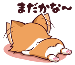 Cute and lovely Corgi sticker #9889929