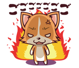 Cute and lovely Corgi sticker #9889945