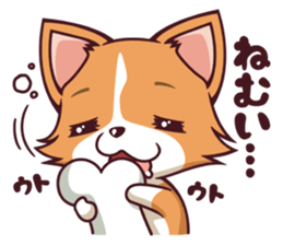 Cute and lovely Corgi sticker #9889958