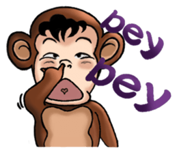 Funny a group cosplay version (New Year) sticker #9890281