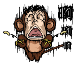 Funny a group cosplay version (New Year) sticker #9890313