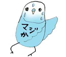 Lovable parakeet, Pal sticker #9890541
