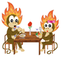 Inferno Ape sticker #9890738