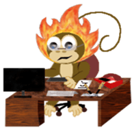 Inferno Ape sticker #9890749