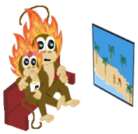 Inferno Ape sticker #9890752