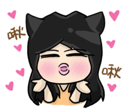 Neko and Cinos: Love is so sweet sticker #9891167