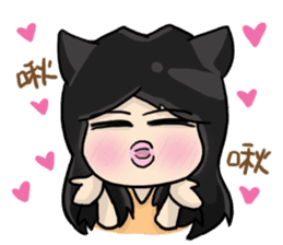 Neko and Cinos: Love is so sweet sticker #9891167