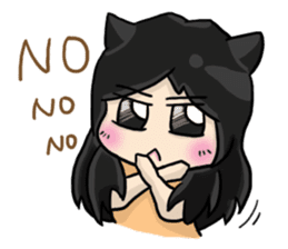 Neko and Cinos: Love is so sweet sticker #9891179