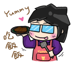 Neko and Cinos: Love is so sweet sticker #9891189