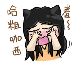 Neko and Cinos: Love is so sweet sticker #9891193