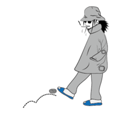 Sili and his dog's diary sticker #9891764