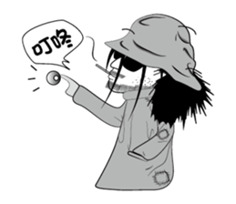 Sili and his dog's diary sticker #9891766