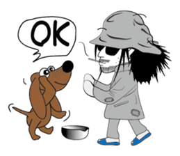 Sili and his dog's diary sticker #9891777