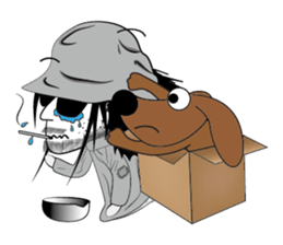 Sili and his dog's diary sticker #9891781