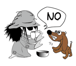 Sili and his dog's diary sticker #9891784