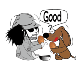 Sili and his dog's diary sticker #9891795