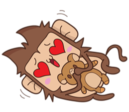 Juppy the Monkey Vol 1 sticker #9891994