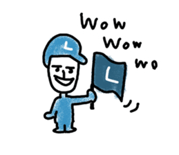 Let's Go, Saitama Prefecture people sticker #9892083