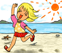 LaLar at the Sea sticker #9893520