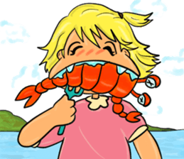 LaLar at the Sea sticker #9893522